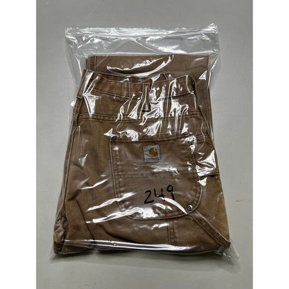 Vintage Carhartt Women’s WB136 BRN Easy Fit Double Knee Carpenter Work 12x30 Y2K - Picture 9 of 9